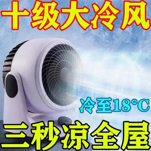 静音小型宿舍办公室台式 电风扇家用空气循环扇2024新款 桌面循环扇