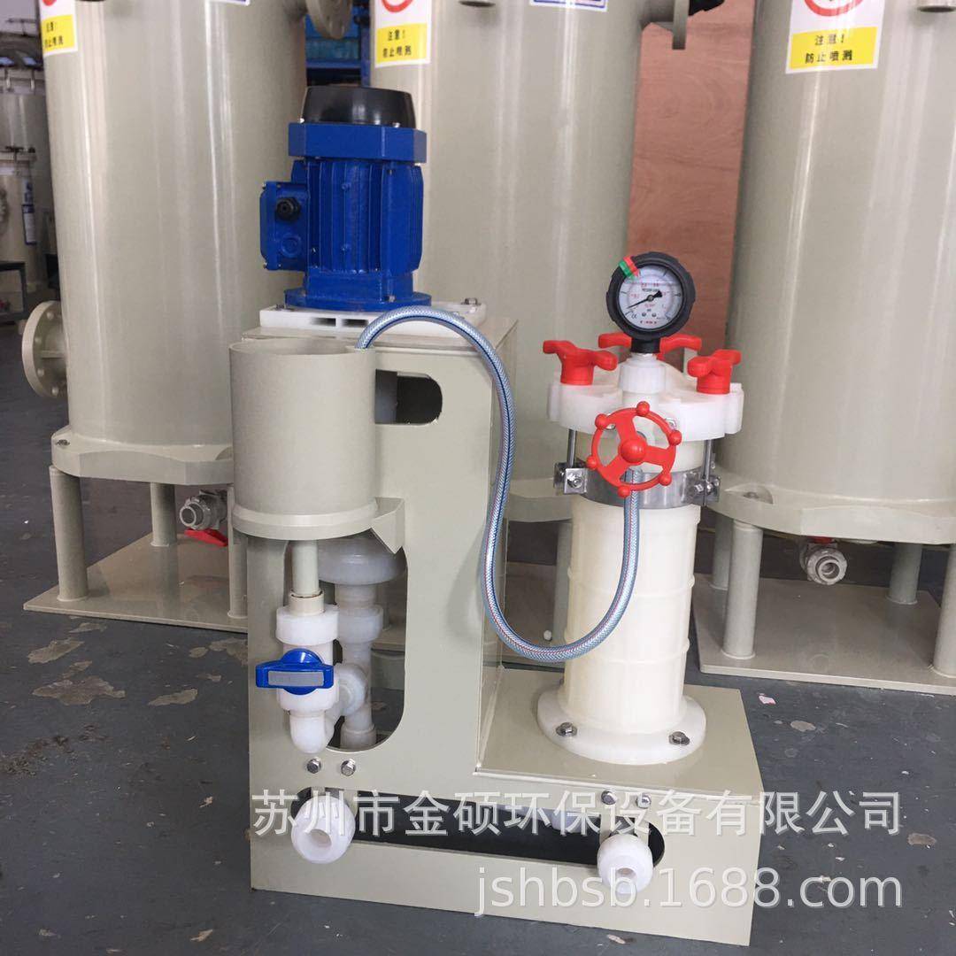 小型1-20吨/小时高温化学镀镍过滤机PVDF特氟龙镀镍过滤机