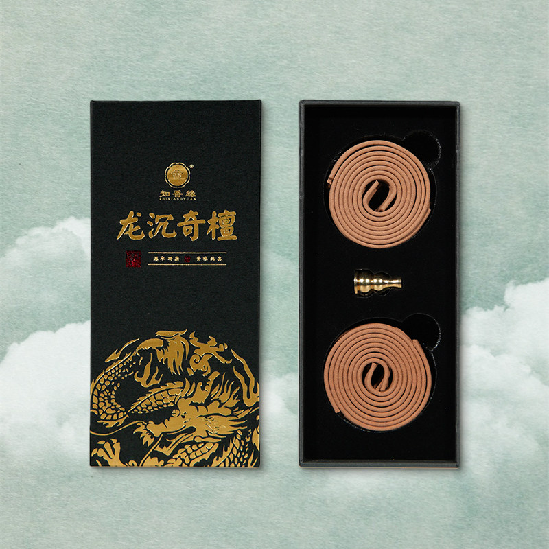知香缘龙沉奇檀两小时天然盘香