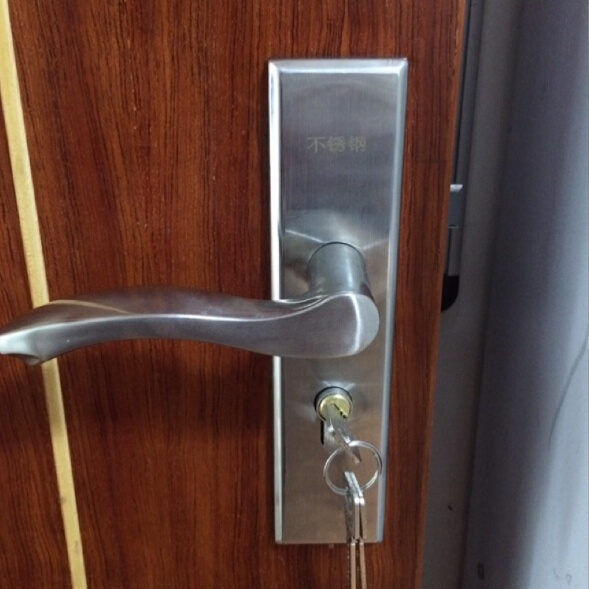 58门锁门把手房间门锁卧室房门锁C家用木门室内门锁通用型可调门