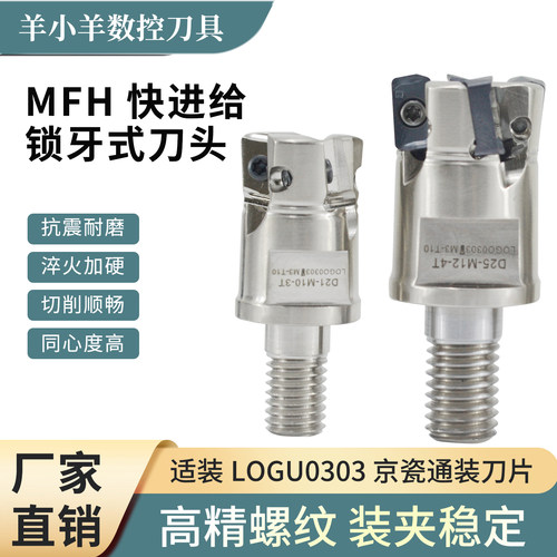 MFH03快进给锁牙式铣刀头