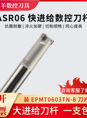 ASR06 快进给铣刀杆 加工中心抗震加硬立铣刀杆 日立通装EPNW0603