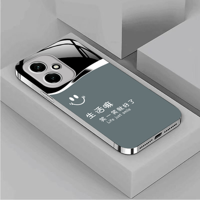 适用荣耀400手机壳Honor400Pro华为新款保护套DNN一AN00电镀玻璃DNP全包防摔Por男女专用四百硬外壳笑一笑