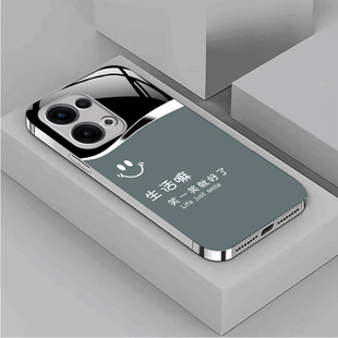 OPPOReno13手机壳OPPO新款Reno13Pro5G套OPPORone135G玻璃壳OPPOReon全包防摔OPPORneo男女OPP0PP0PPO笑一笑