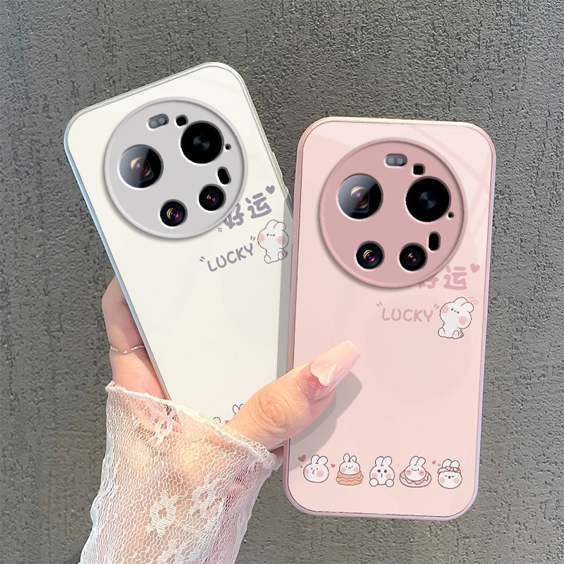 适用小米17Ultra手机壳Xiaomi17U1tra保护套UItra新款金属玻璃软壳镜头全包防摔高级感外壳Utral男女好运兔子