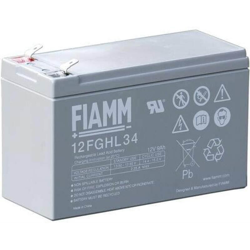 非凡FIAMM蓄电池12FGHL34(12V9.0AH)应急灯UPS消防报警应急电源 五金/工具 其他电池 原图主图