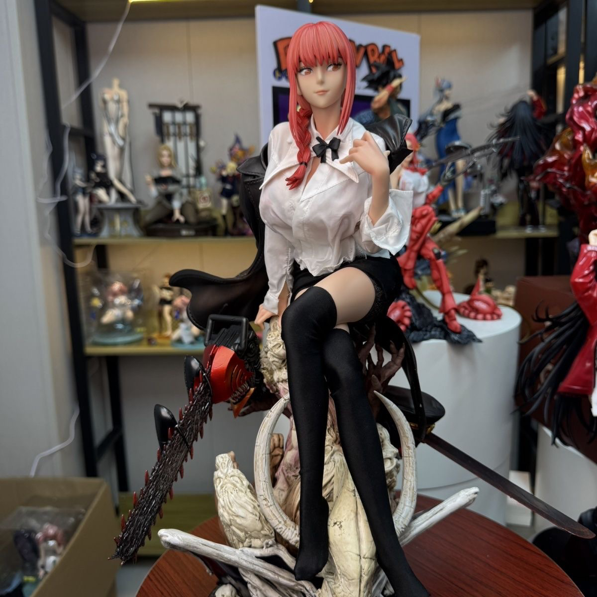 【全款】电锯人玛奇玛 47cmGK手办1/4比例二次元美少女摆件模型
