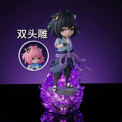 【全款】间谍过家家阿尼亚cos佐助手办二次元美少女模型摆件模型