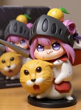 【全款】Q版桃乐丝耄耋骑士doro猫猫骑士手办二次元模型国产摆件