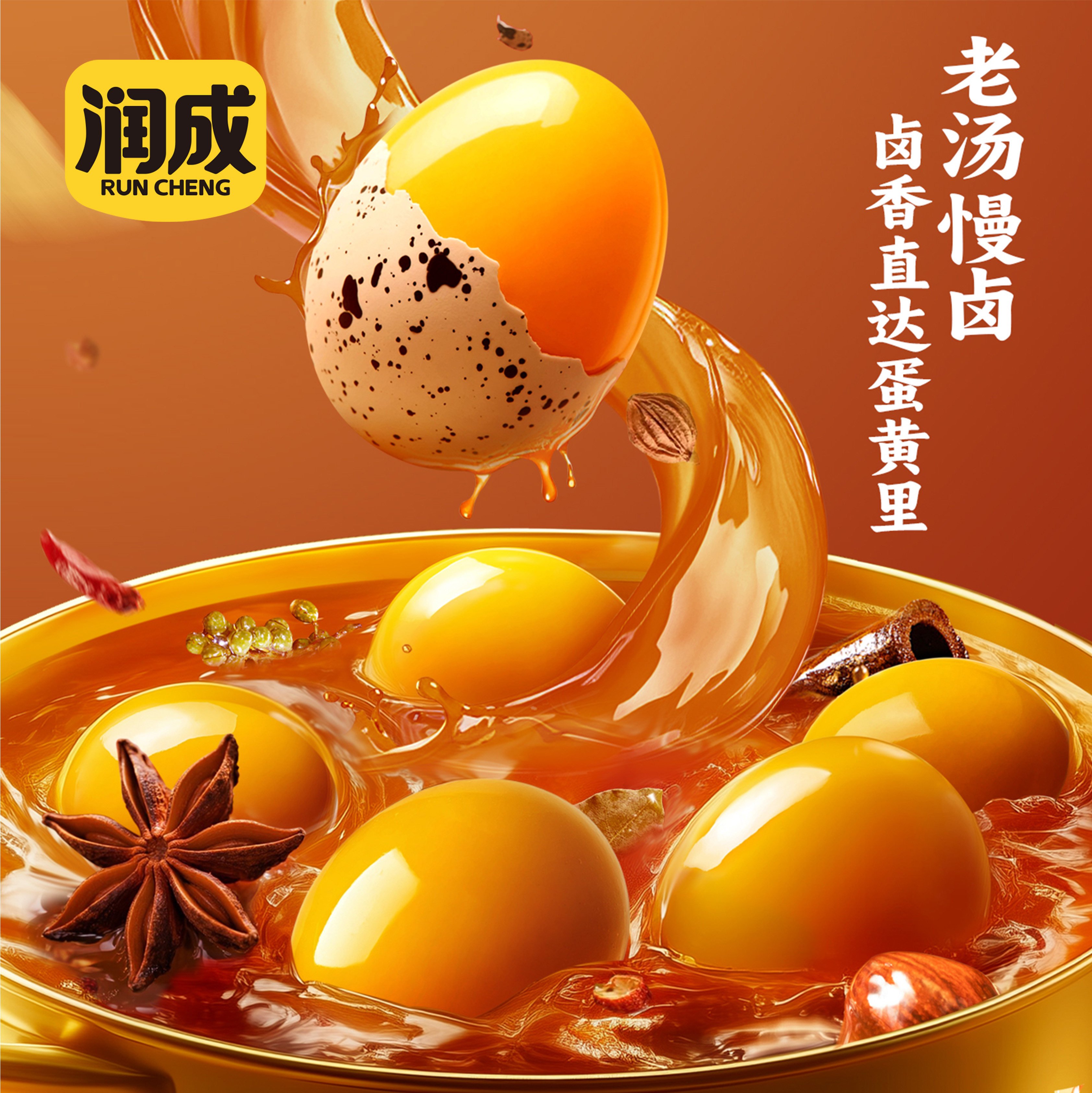 润成鹌鹑蛋128颗卤蛋铁蛋即食充饥解馋办公高蛋白零食休闲食品