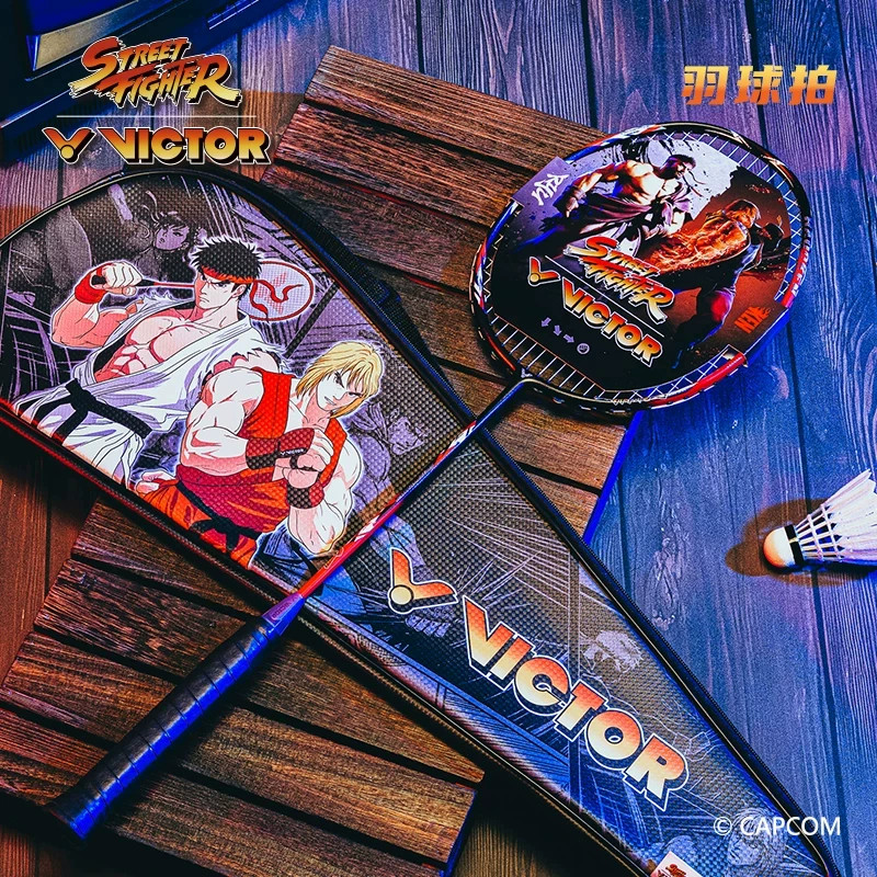 VICTOR/威克多羽毛球拍街头霸王联名系列速度型全碳素ARS-FIGHTER