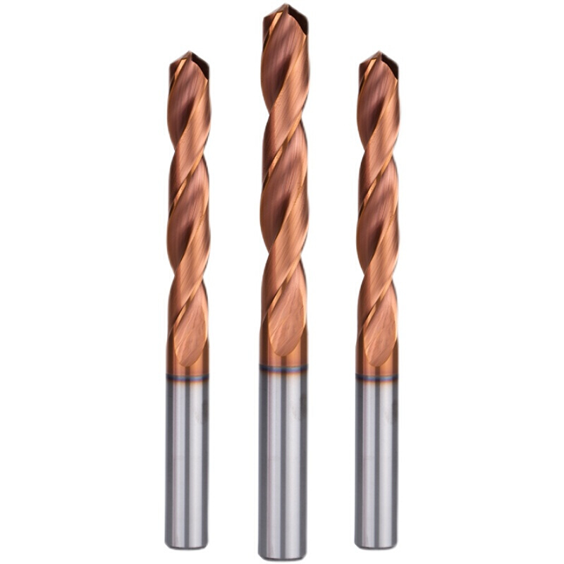 55度加长钨钢钻头整体硬质合金 金属涂层直柄麻花钻3-10.7mm100长 五金/工具 麻花钻 原图主图