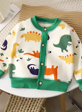 2025秋冬新款儿童百搭针织外套男女童宝宝保暖开衫加绒外穿毛衣a2