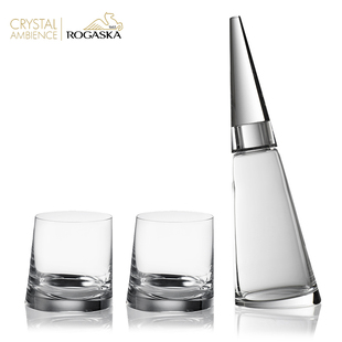 洛佳斯卡ROGASKA进口水晶玻璃洋酒杯家用轻奢水晶杯酒樽酒具套装