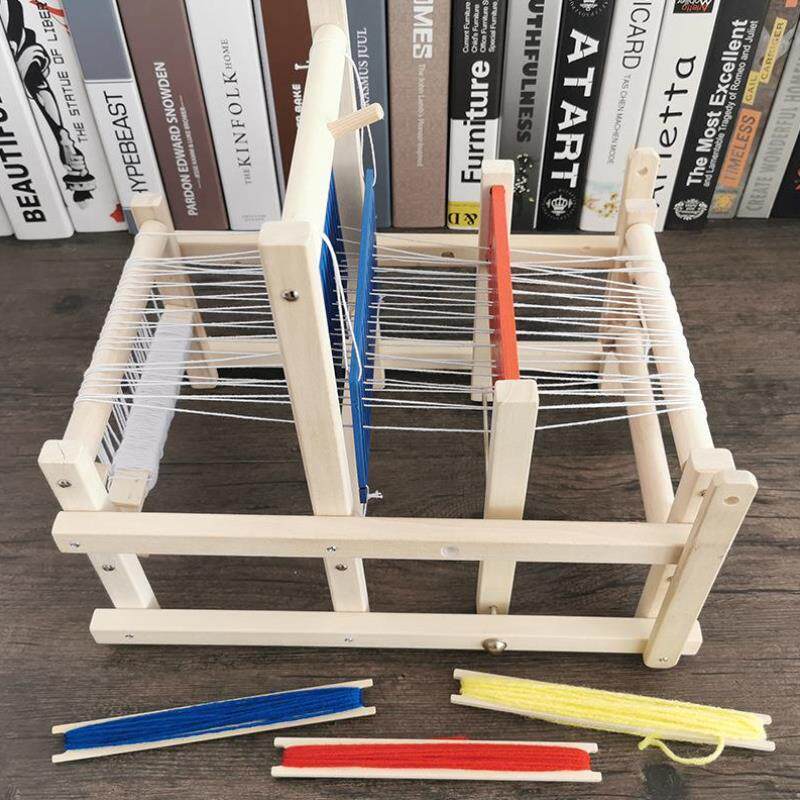 儿童织布机科技机器材料包美工区家用幼儿园教具diy老式制作早教