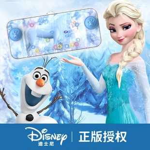 正版迪斯尼冰雪奇缘双按键套圈圈游戏机艾莎公主掌上水机儿童玩具