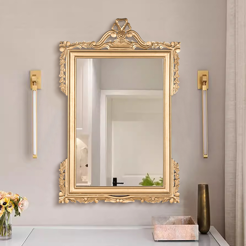 C2雕花梳妆镜客厅壁炉装饰镜