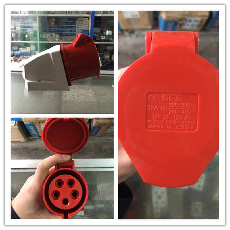 电气 工业插头插座连接器 380V 5芯32A TYP SF-025/125/225