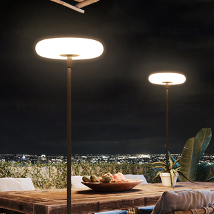 简约户外可移动太阳能灯院子露台落地灯露营地室外氛围装饰草坪灯