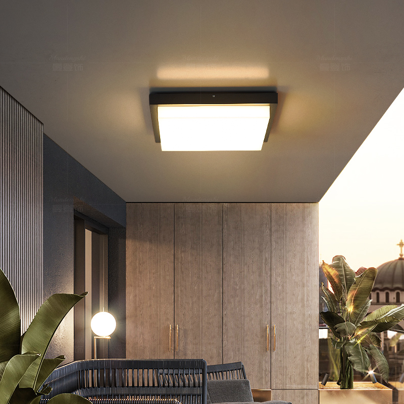 现代简约室外防水吸顶灯