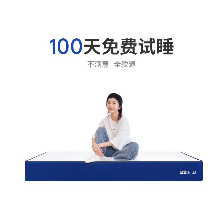 小半家具蓝盒子Z1床垫独立弹簧软硬适中记忆棉家用双人厚席梦思