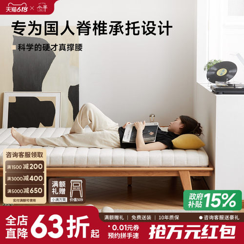 小半家具床垫纯椰棕偏硬护脊家用