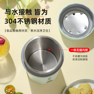 大容量烧水杯500ML旅行水壶式水杯110V电水壶 电热水杯