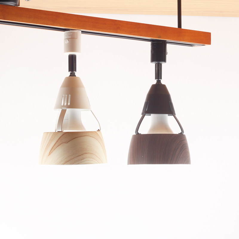 出口日本木纹日式北欧水转印木纹导轨射灯客厅背景墙家用服装店灯,家装灯饰光源,轨道灯,淘宝优惠券,粉丝福利购,淘宝优惠卷