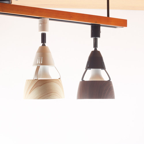 铁艺水转木纹日本轨道灯使用灯泡