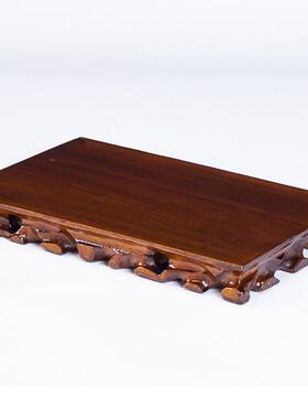 长方形实木根雕底座奇石佛像铜器银器玉器古玩工艺品摆件木头底托