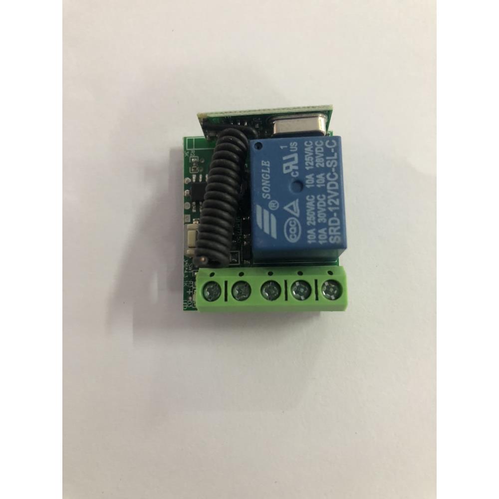 门禁遥控开锁模块12V单路无线远程开门点动接收器模块