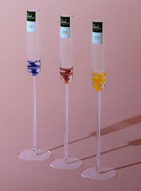 7折 德国Eisch 小众艺术高脚杯水晶杯礼盒 香槟杯冰酒杯玻璃酒壶