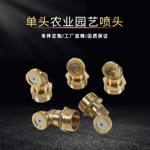 4分全铜单头农用浇灌喷头 农业喷雾器喷雾喷头 除尘降温园林喷嘴