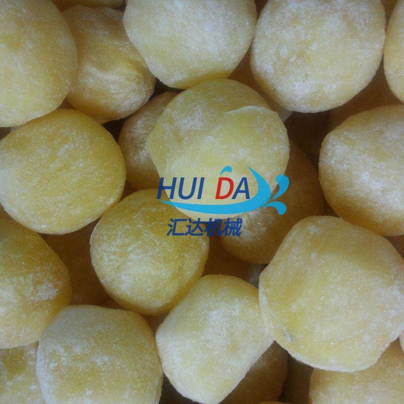 厂家生产土豆球加工设备 预制菜生产流水线 萝卜球清洗挖球设备