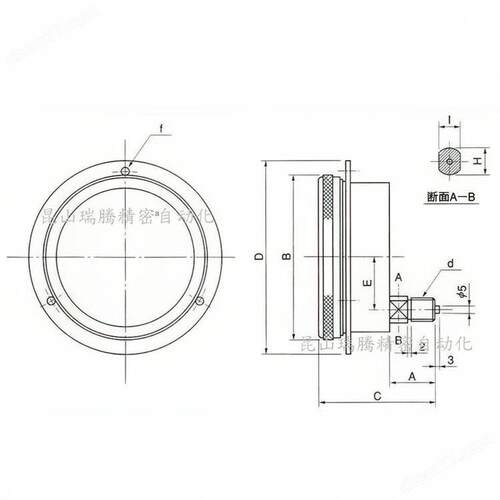 NDU3/8GX75X16MPA东洋计器兴业TOKO金属密闭型压力表