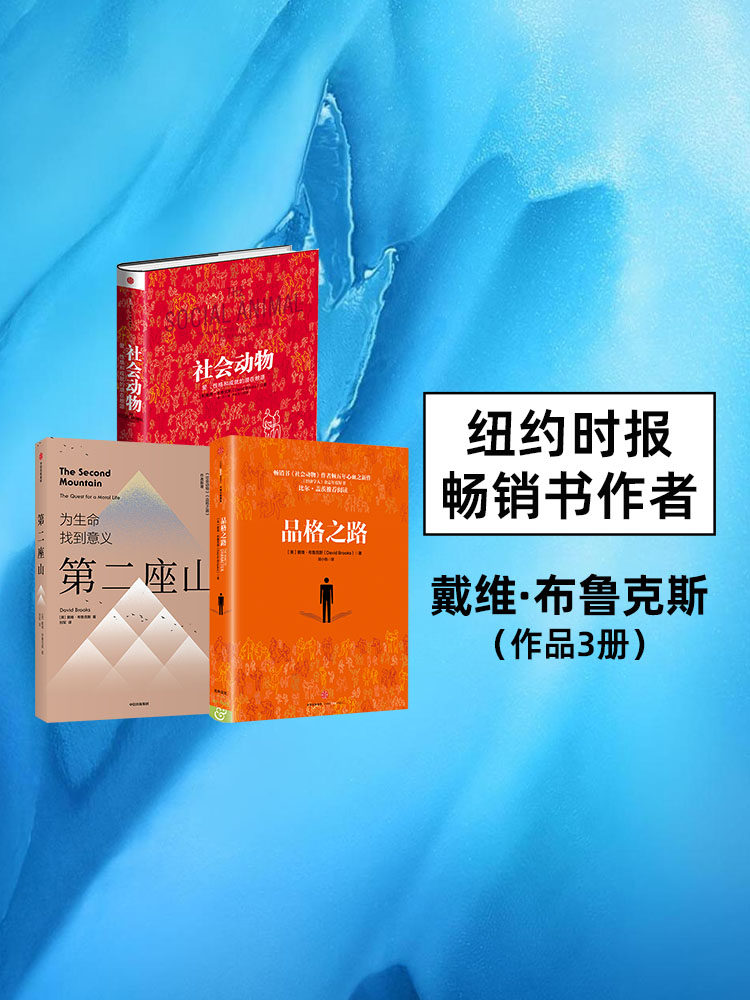 戴维布鲁克斯作品系列 第二座山 品格之路 社会动物 套装3册 纽约