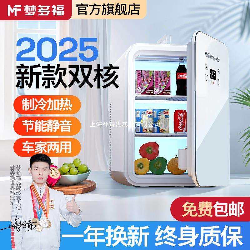 2025新款车载冰箱小型迷你小冰箱一人宿舍用母乳办公室车家两用图片