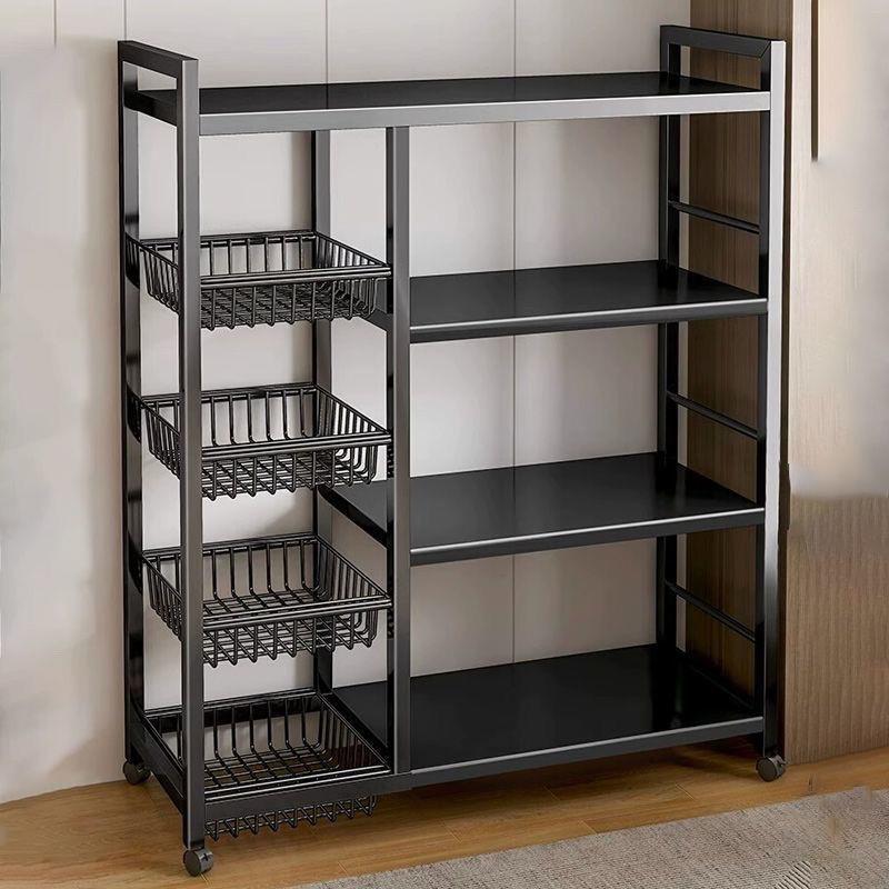 厨房菜篮子落地置物架多层储物蔬菜水果储物架子多功能家用收纳筐