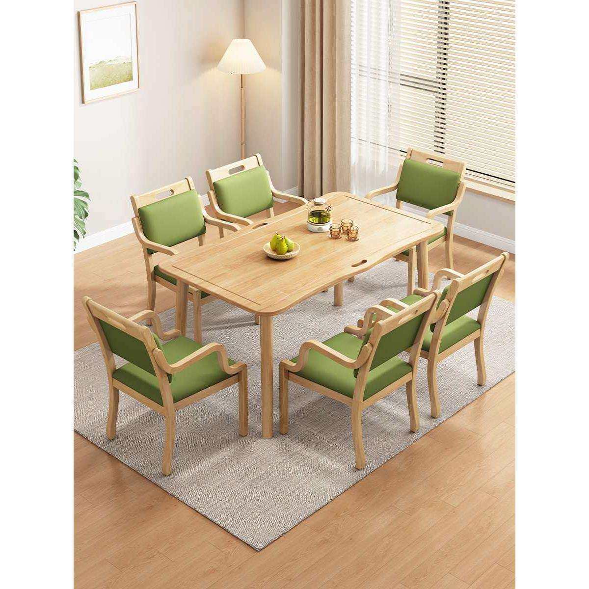 实木餐桌椅组合养老院老年人用餐桌椅康养院餐厅具适老化桌子,玩具/童车/益智/积木/模型,其它,淘宝优惠券,粉丝福利购,淘宝优惠卷