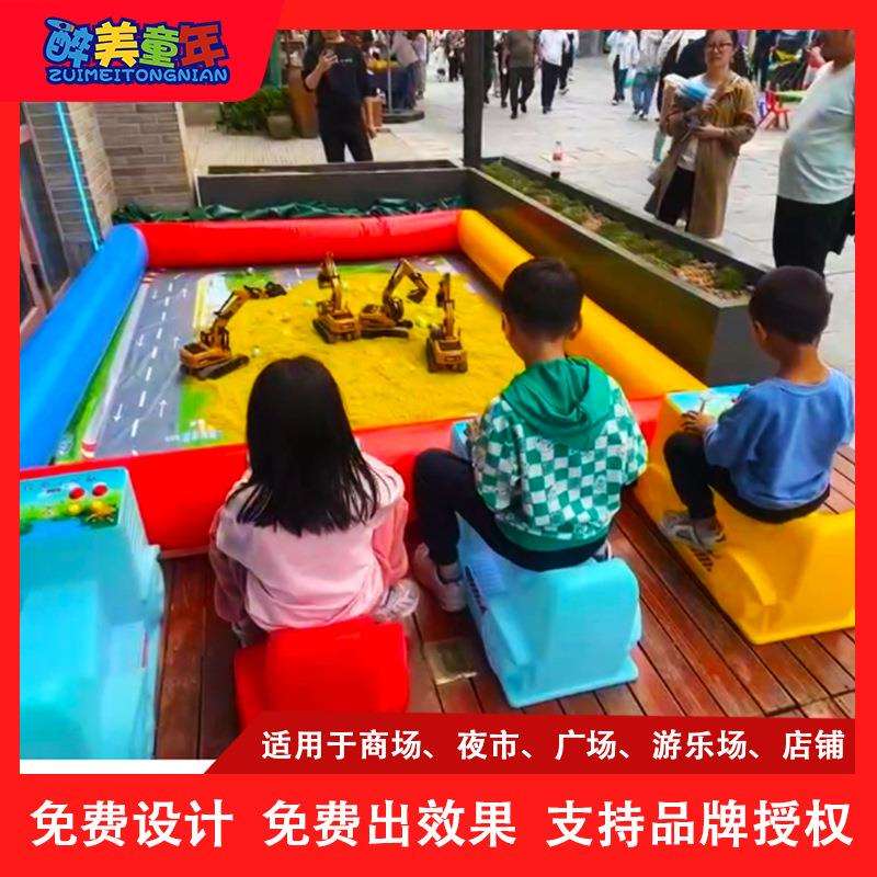 广场摆摊儿童娱乐项目遥控挖掘机游乐设备小型户外公园娱乐设施图片