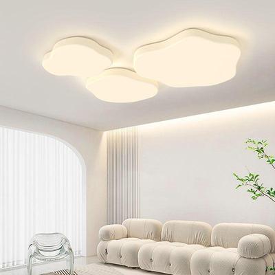 客厅吸顶灯简约现代大气奶油风灯具2023新款卧室云朵主灯全屋套餐