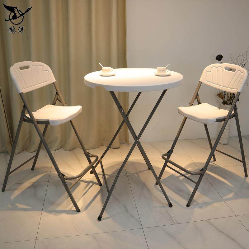 户外折叠圆桌子椅子家用户外小酒吧桌塑料带靠背简约酒店椅子,玩具/童车/益智/积木/模型,其它,淘宝优惠券,粉丝福利购,淘宝优惠卷