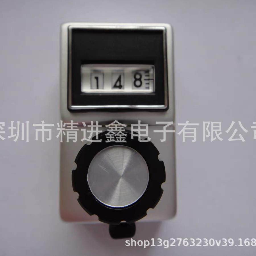 Vishay电位器计数旋钮15A11B10三窗数字刻度旋钮6.35MM内孔