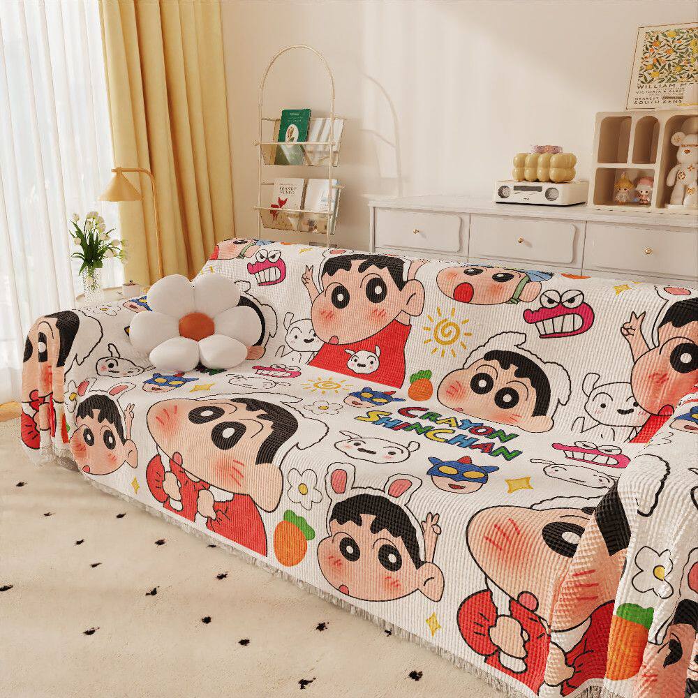 游玩小狗沙发盖布巾四季通用轻奢新款一整张全盖防滑沙发套罩坐垫