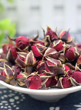 丽江金边玫瑰花茶云南无硫干玫瑰50g散装花蕾袋装食用级玫瑰泡茶