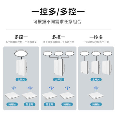 领普wi智fi能开关面板支持HUAWEIHiLink手机遥控远程控制开关双控