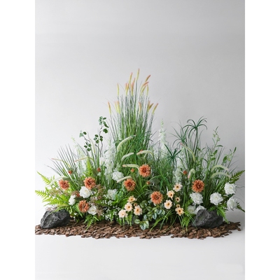 绿植仿真造景室内软装大型植物芦苇假花草丛户外装饰花艺角落摆件