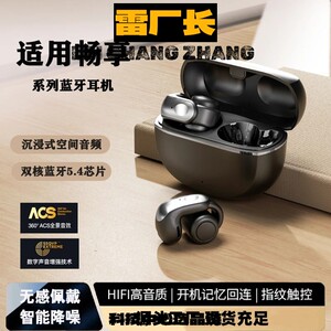 瑞和蓝牙耳机无线新款蓝牙耳机耳夹式不入耳运动超长续航数显高音
