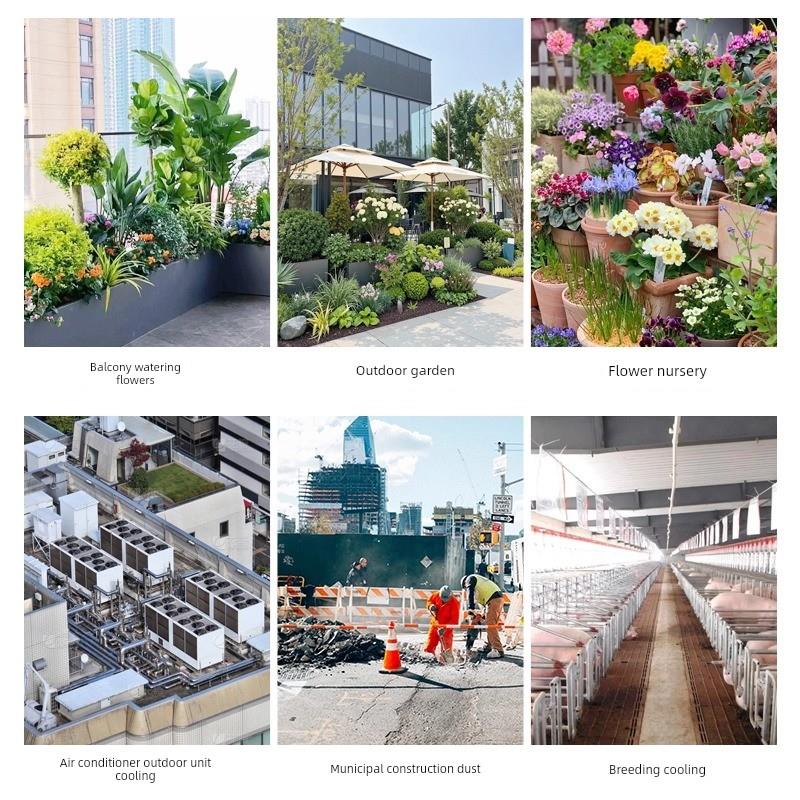 精密喷灌喷头，浇花通用喷头，自动喷灌，草坪雾化，冷却喷雾，微