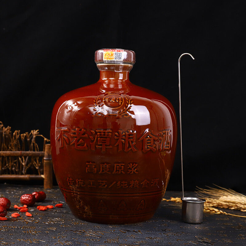 不老潭泸州坛装浓香型原浆粮食白酒 老窖精品口粮酒  家用酒水Z1